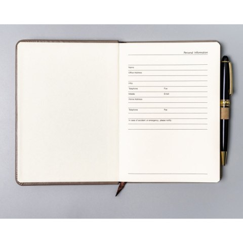 Notes w formacie B6 w kolorze khaki zadrukowany w kropki - Peterson