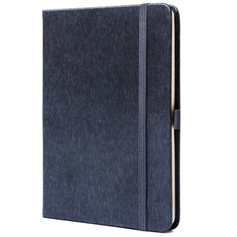 Notes w twardej oprawie w formacie B6 w szarym kolorze,zadrukowany w kropki - Peterson