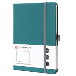 Zielony notes w formacie B6 zadrukowany w kropki - Peterson