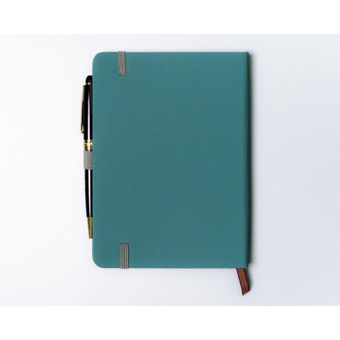 Zielony notes w formacie B6 zadrukowany w kropki - Peterson