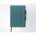 Zielony notes w twardej oprawie formacie B5 zadrukowany w linie - Peterson