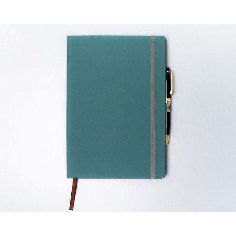 Zielony notes w twardej oprawie formacie B5 zadrukowany w linie - Peterson