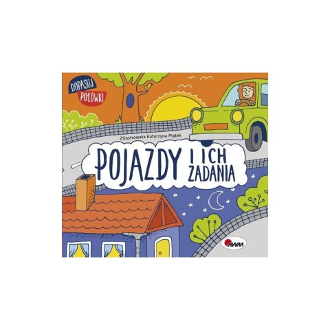 Dopasuj połówki pojazdy Dopasuj połówki pojazdy