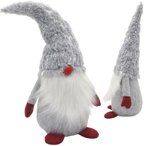 SKRZAT GNOM KRASNAL DEKORACYJNY SZARY 45CM