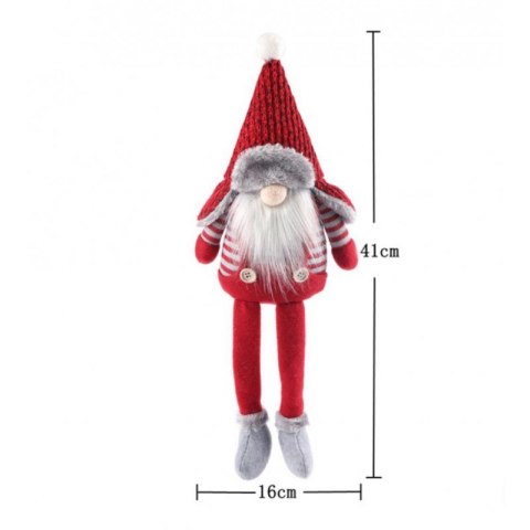 KRASNAL ŚWIĄTECZNY BOŻE NARODZENIE 41 cm Z PLUSZU KSN10