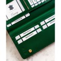 Portfel damski ze skóry ekologicznej w zielonym kolorze, wyposażony w system RFID - Rovicky