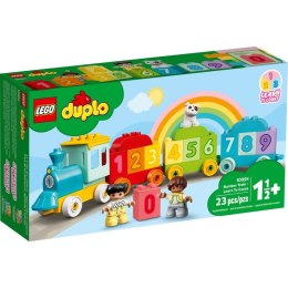 Duplo pociąg z cyferkami