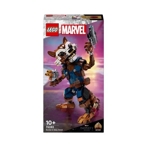 Lego SUPER HEROES 76282 Figurka Rocketa Lego SUPER HEROES 76282 Figurka Rocketa