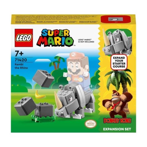 Lego SUPER MARIO 71420 Nosorożec Rambi - zestaw... Lego SUPER MARIO 71420 Nosorożec Rambi - zestaw...