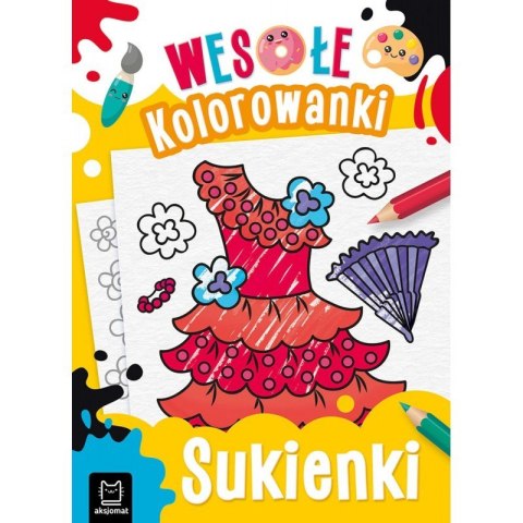 Wesołe kolorowanki sukienki Wesołe kolorowanki sukienki